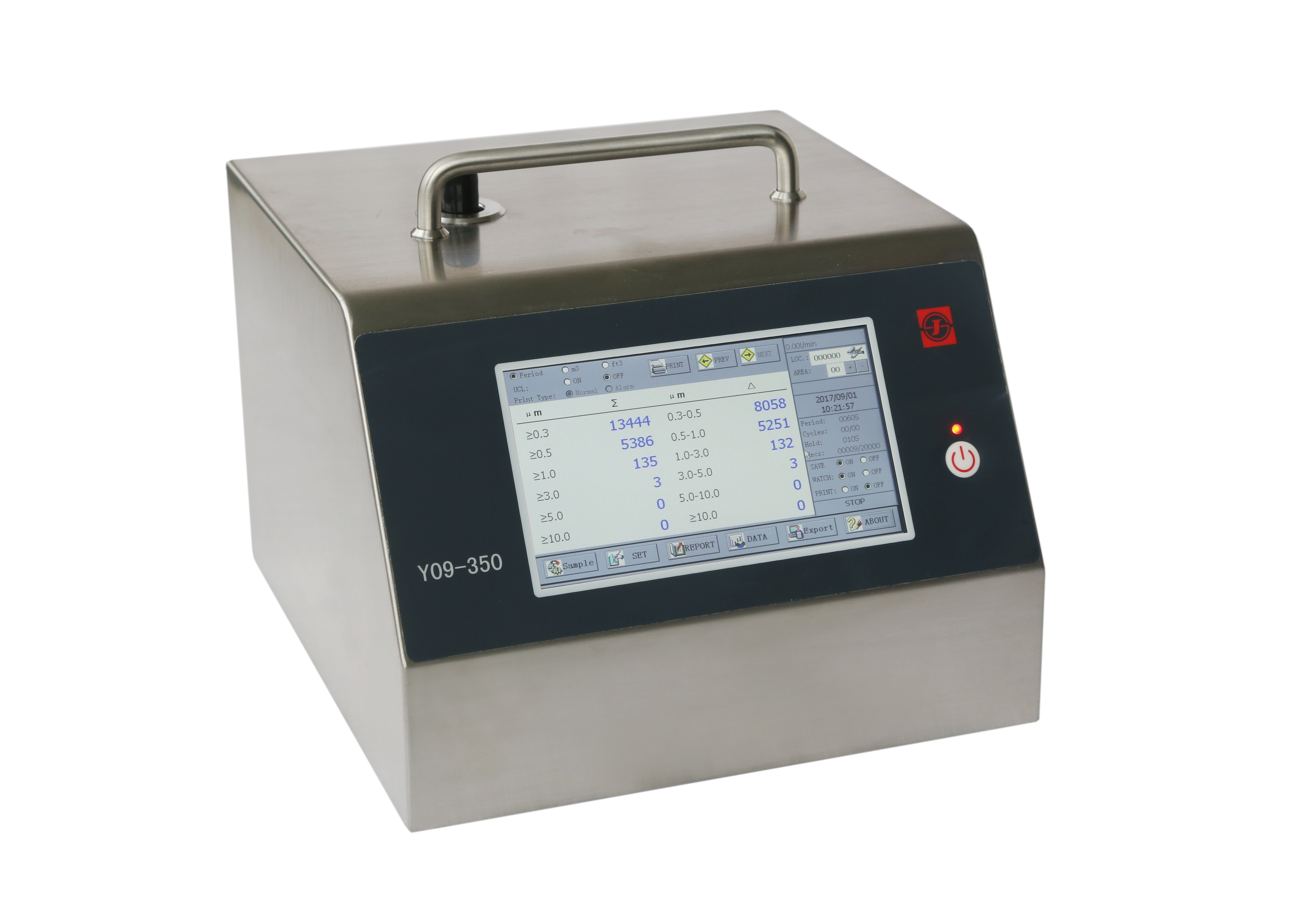 CPC Particle Counter In Pharma Factory For Cleanroom Monitoring