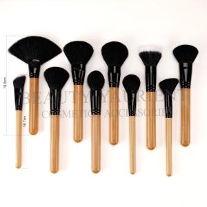 China Soft Nylon Hair 10pcs Makeup Brush Set Eye Makeup Brush Kit BY2207029 wholesale