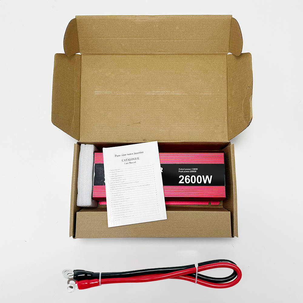 1000W 1600W 2300W Power Inverter 12v 24v 48v 60v To 110v 220v Pure Sine Wave Car Solar Inverter Output Frequency 50Hz/60Hz