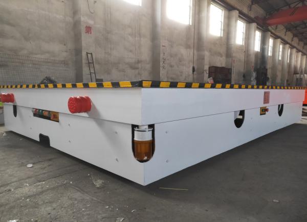 Industrial Platform Material Transfer Cart , Railway Coil Cable Drum Load
