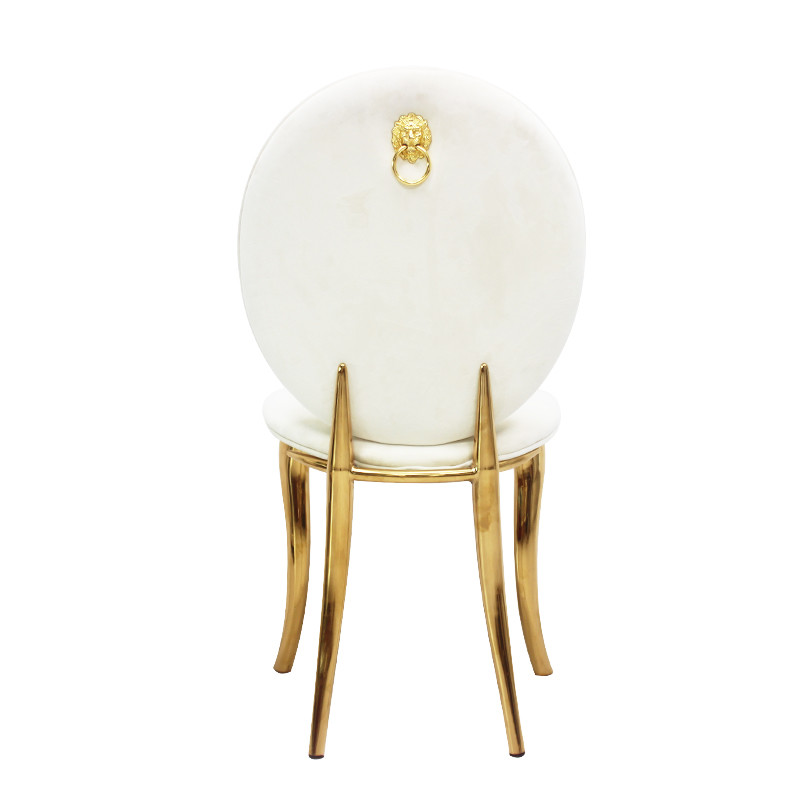 Leather Light Luxury High End Dining Room Chairs Modern Simple italian style dining chair