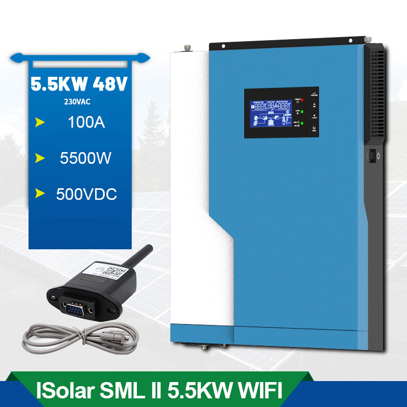 30A 5.5kw Off Grid Solar Power System Horizontal Inverter Control Integrated Machine