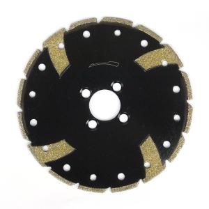 China Diamond Tools 350mm Electroplated Diamond Saw Blade for Granite Marble Stone Cutting wholesale