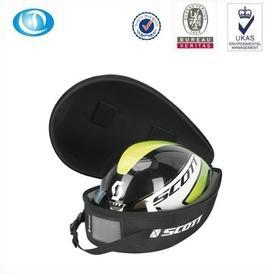 China Dustproof hard eva bicycle helmet case bag with zipper wholesale