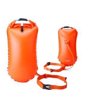China High Visible PVC Triathlon Swimming Buoy Open Water Inflatable Bag wholesale