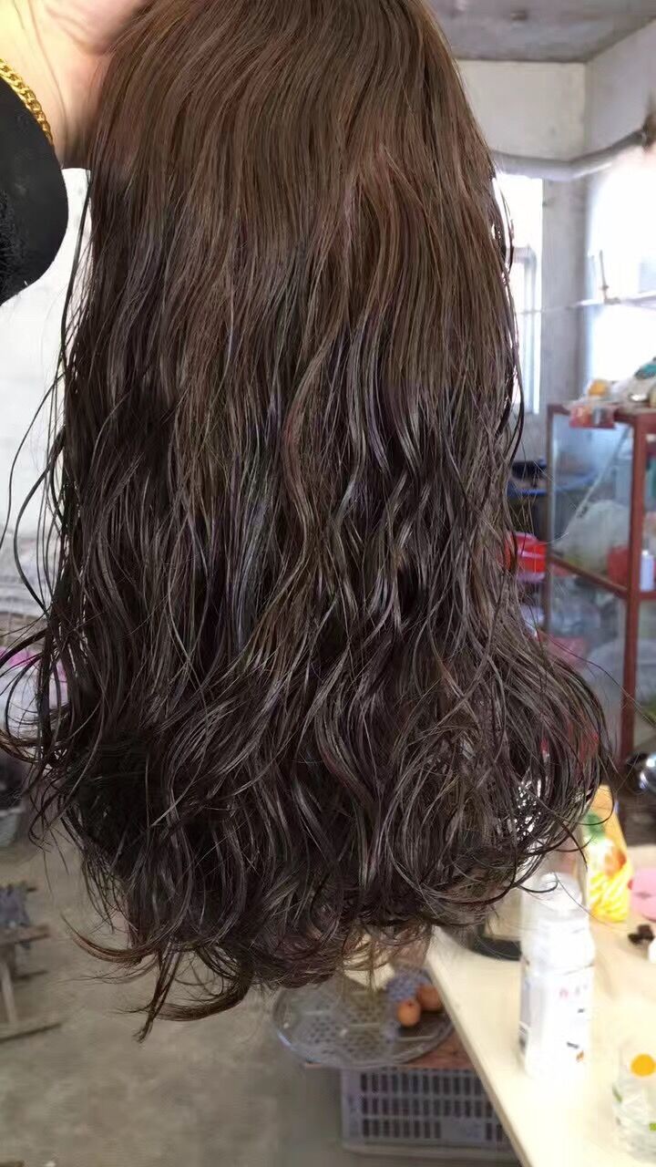 14 Inches European Human Hair Kosher Wigs #4 Body Wave Small Layer In Stock
