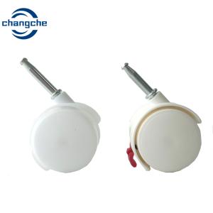 China Biege PP Threaded Stem Furniture Casters Office Chair Caster Replacement wholesale