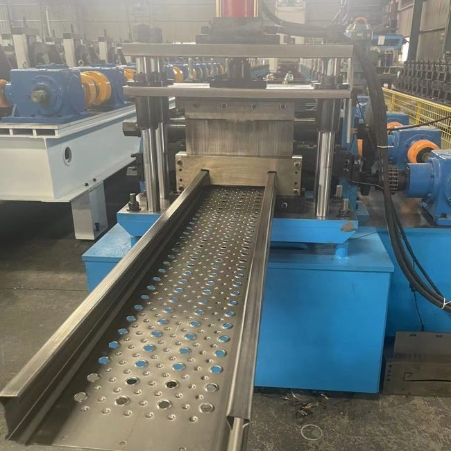 Fully Automatic Scaffolding Board Steel Roll Forming Machine 0-18m/min