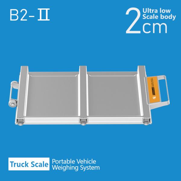 LCD Display Mobile Truck Scale with Static/Dynamic Weighing Mode and 95*48*6cm Dimensions