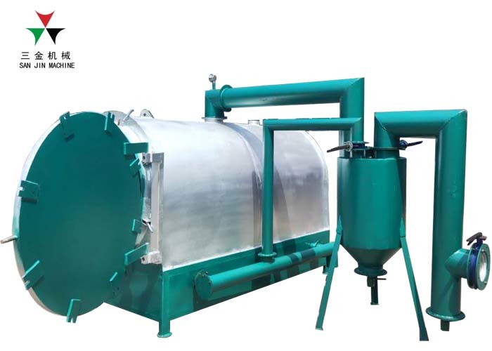 4T/24h High Output Nut Shell Charcoal Carbonization Furnace