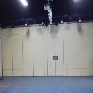 China Acoustic Folding Movable Conference Room Partition Wall with Wheels wholesale