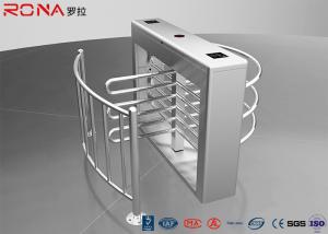 China Pedestrian Swing Barrier Waist Height Turnstiles Entrance RIFD Access Control wholesale