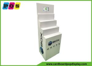 China Four Steps Electronic Products Cardboard Display Stands With 7 Inch LCD Screen FL220 wholesale