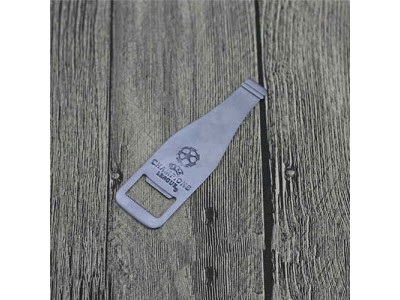 Bottle Shape Stainless Steel Beer Bottle Opener,Die punched stainless steel beer