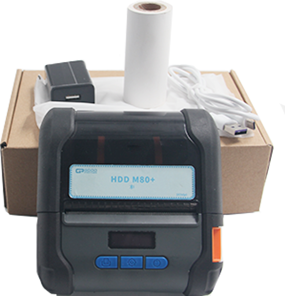 80mm Portable BT Thermal Printer for Android and IOS Mobile Printing Applications