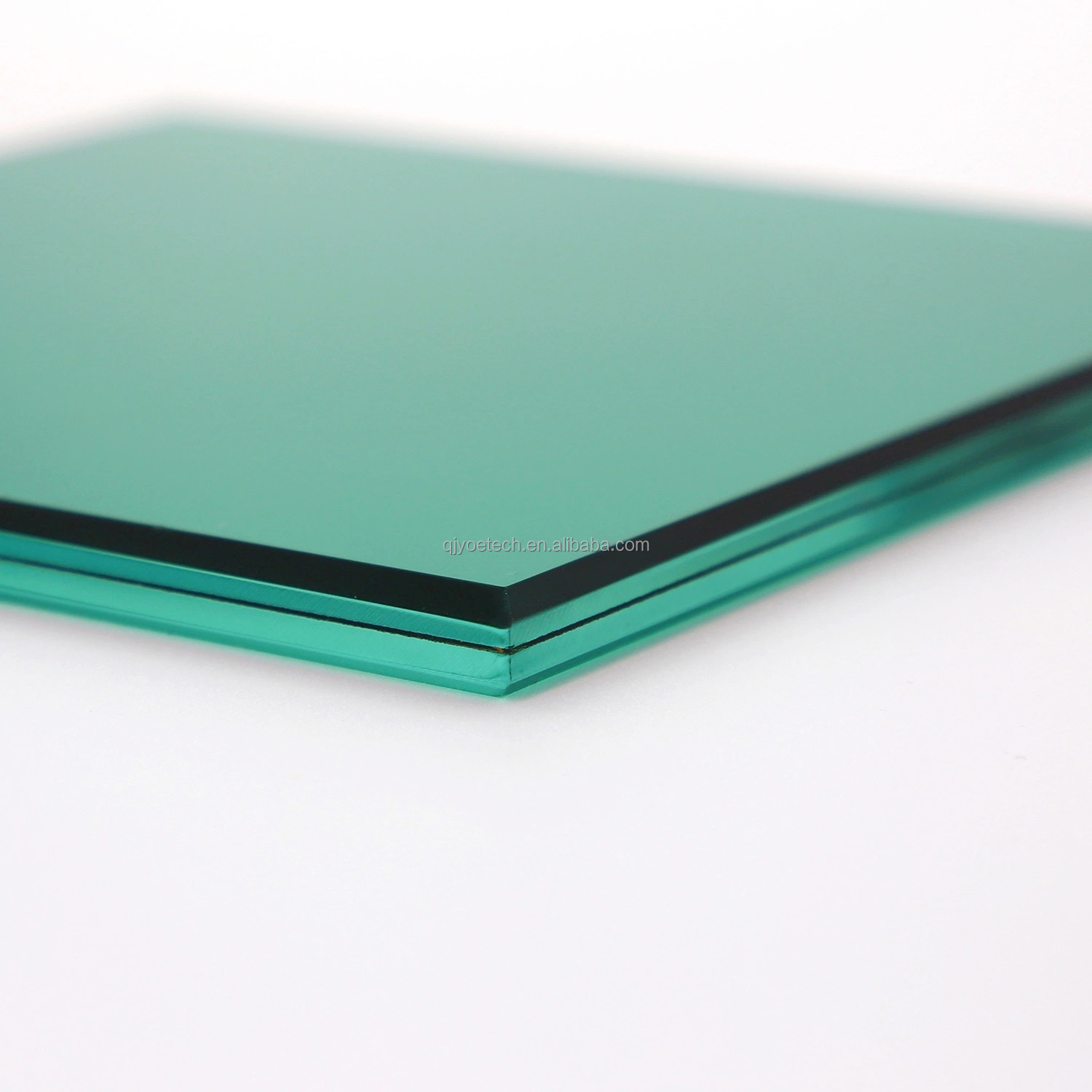 Fine Polished Edge French Green Hollow Laminated Safety Glass for Staircase Solutions