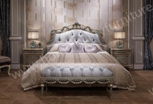 China New Arrival Hand Carved French Style Master Room King Bed FB-133 wholesale
