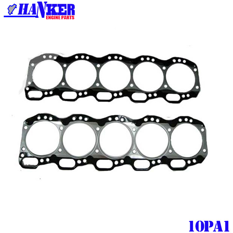 Excavator 10PA1 Cylinder Head Gasket Set For Isuzu 10PB1 1-11141-074-0 1111410740