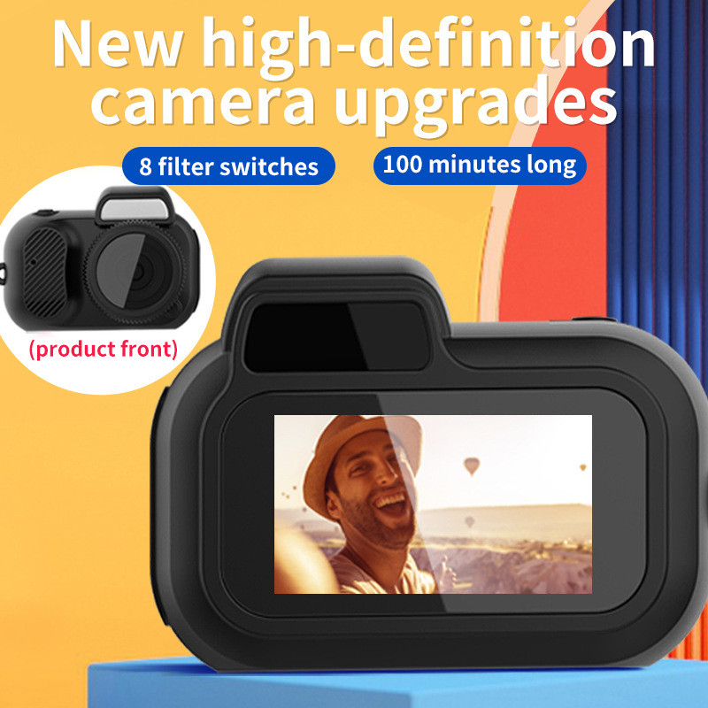 Y3000 Mini Digital Camera Loop Recording Portable HD 1080P Camera With 0.96 Inch Screen 8 Filter Effects For Kids Digital Camera