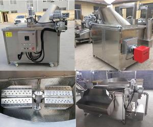 China Stainless Steel Water Oil Mixed Chicken Automatic Frying Machine wholesale