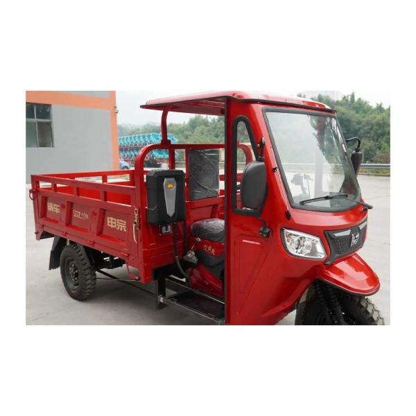 Rear Axle Assembly Gasoline Powered 250cc Cargo Tricycle Motorized Motorcycle
