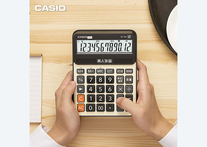 For Authentic Casio/ Casio DY-120 Strumming music calculator with voice type audio computer