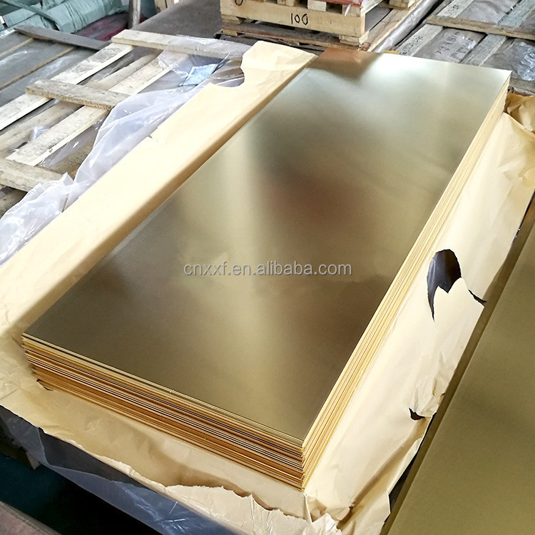 Non-Alloy Customized Thickness 0.3-100mm C26800 C27200 Brass Copper Sheet Brass Sheet Plate