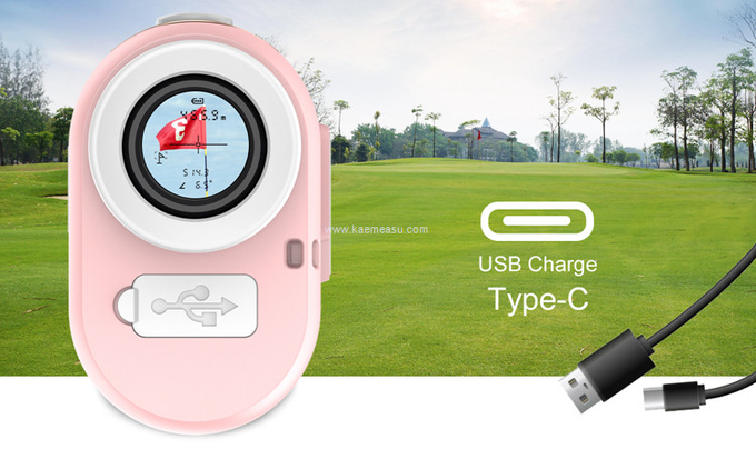 Kaemeasu Golf Rangefinder Rechargeable 125g With Magnetic Adsorption