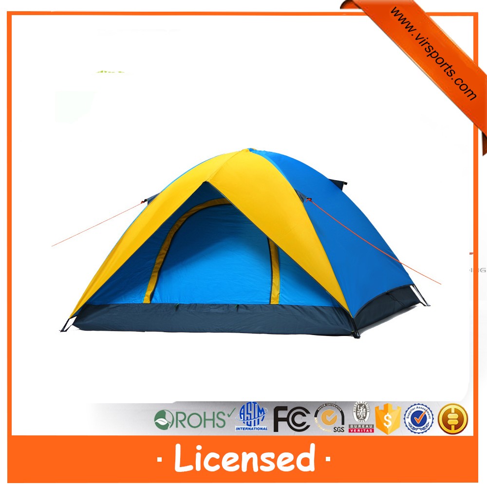 high quality new style hot selling Automatic steel Pole Material and 2 Person Tent pop up bed camping tent