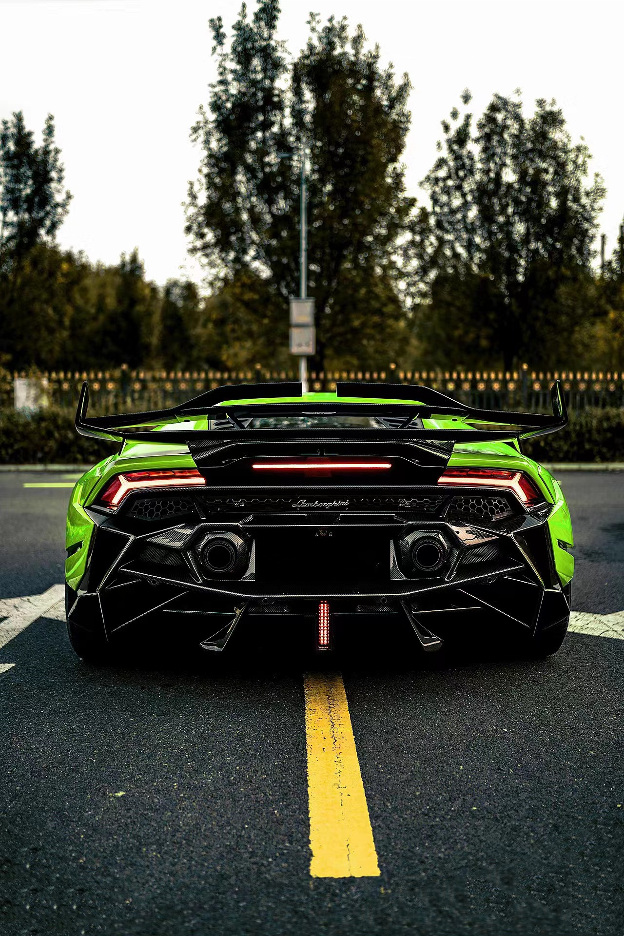 580 Lamborghini Carbon Fiber Body Kit DW Style Lp610 Body Kit Spoiler Widebody Kit