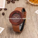 Factory Price Wood Watches Men With PU Bands