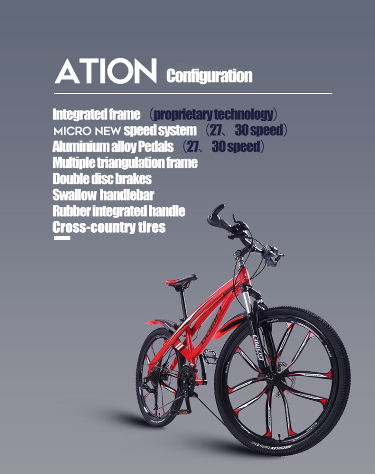 Ordinary Pedal Kids' Bike Carbon Steel Frame Children Mountain Bicycle Customized OEM for On-Road Occasion 20 24 26 inch