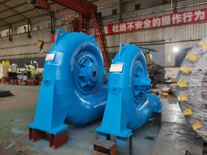 China Hydroelectric Electric Water Power Francis Hydro Turbine 800kw+400kw wholesale