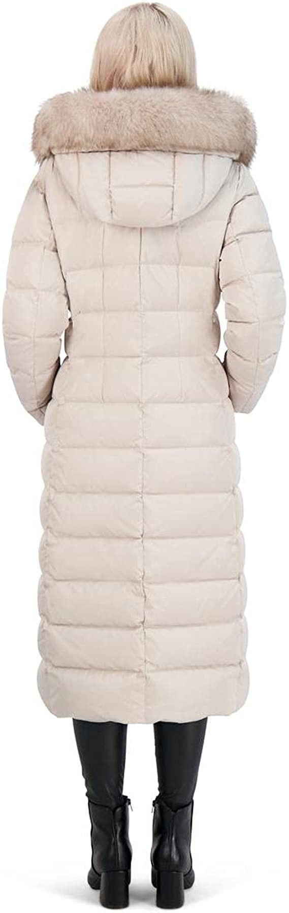 Autumn Winter Tahari Nellie Womens Long Puffer Coat S M L 3XL