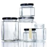 Food Grade 220Ml 280Ml 380Ml 500Ml Vintage Quilted Tea Canister Glass Jar With