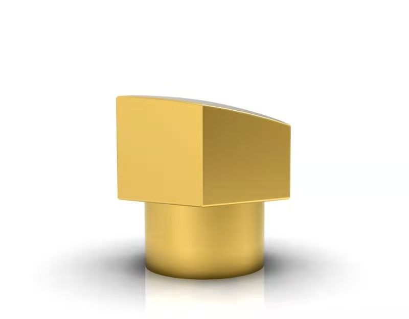 Exquisite Thick Bottom Zinc Alloy Glass Perfume Bottle Cover