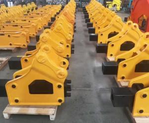China 600 Bpm Excavator Cat Hydraulic Hammer Demolishing Concrete Structures wholesale
