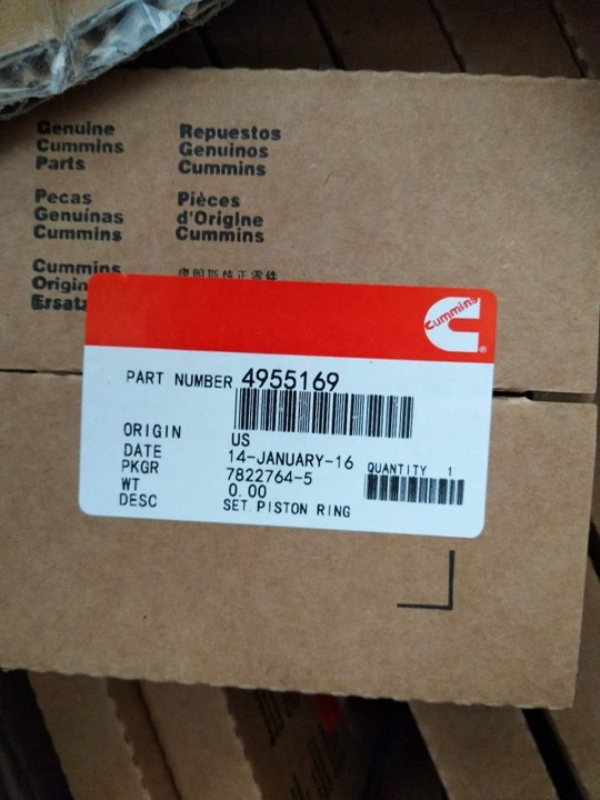 Cummins piston ring 3801056 4955169 3802420 3802429 4089500 AR12098 3802040 3802230 4089644 4955169