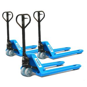 China Hydraulic Hand Manual High Lift Pallet Truck Jack 550mm Fork Width manual pump truck wholesale
