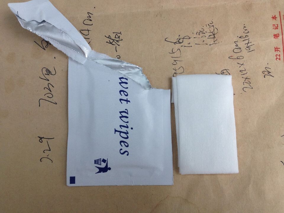 Disposable single packed customized mobile phone disinfection