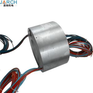 China Rotary Joint 80A High Current Slip Ring , Customized Carbon 4 Wire Slip Ring wholesale