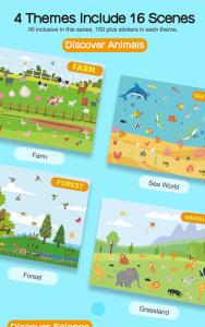 China Discover Animal Game Reusable Sticker Book wholesale