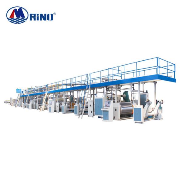 3 Ply Corrugated Board Production Line 56 Meters 150m/Min 5 ply corrugation