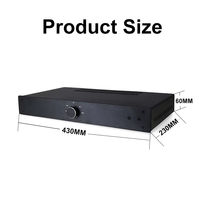 Bluetooth Audio Power Amplifier Pro Wireless Home Stereo Receiver With Subwoofer Output