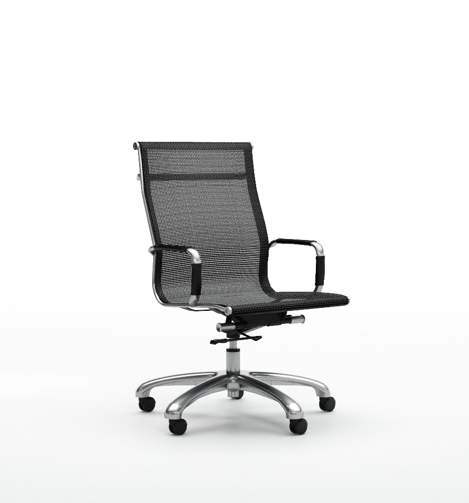 Steel Frame Mesh Arm Chair 80W*560D*1070H Mm High Mechanism