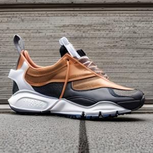 China Custom Logo Men Jogging Shoes Fly Knitting Lining Material wholesale