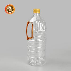 China Clear Plastic Sauce Bottles Food Grade Cylinder Packaging 1000ml-1800ml Capacity wholesale