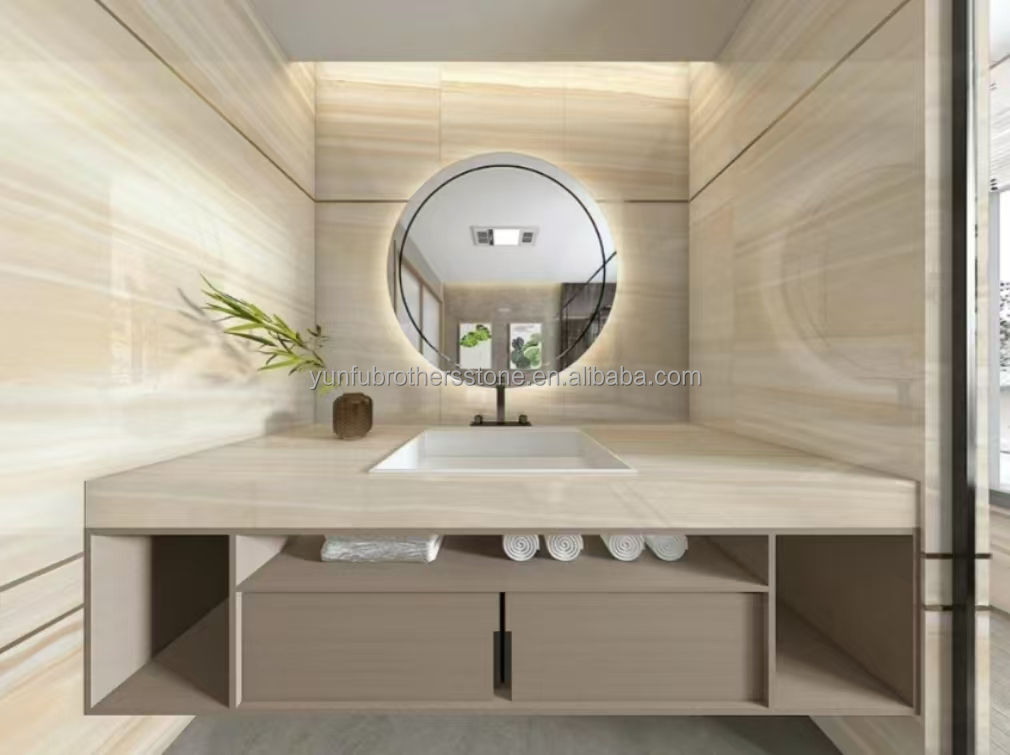 Modern Hotel Design Style Transparent White Jade Marble Slab for Wall and Floor