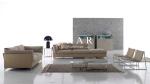 European Style Modern Leather Sectional L Shaped Sofa