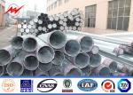 14m Outdoor 69kv Steel Transmission Poles Hot Dip Galvanization